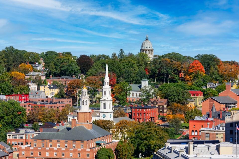 providence rhode island aerial