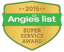 2015 Angie's List Super Service Award logo