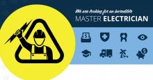 featured image of master electrician infographic