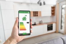 app showing that a home is energy efficient