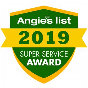 2019 Angie's List Super Service Award for CARJON Heating & Cooling