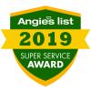 2019 Angie's List Super Service Award for CARJON Heating & Cooling