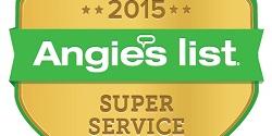 2015 Angie's List Super Service Award logo