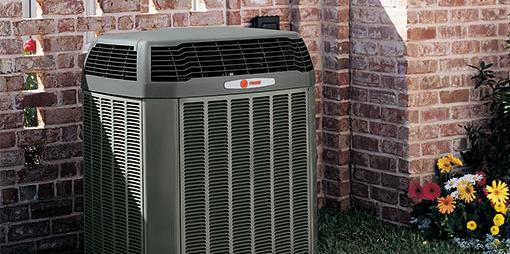 Trane AC unit installed in Providence, Rhode Island.